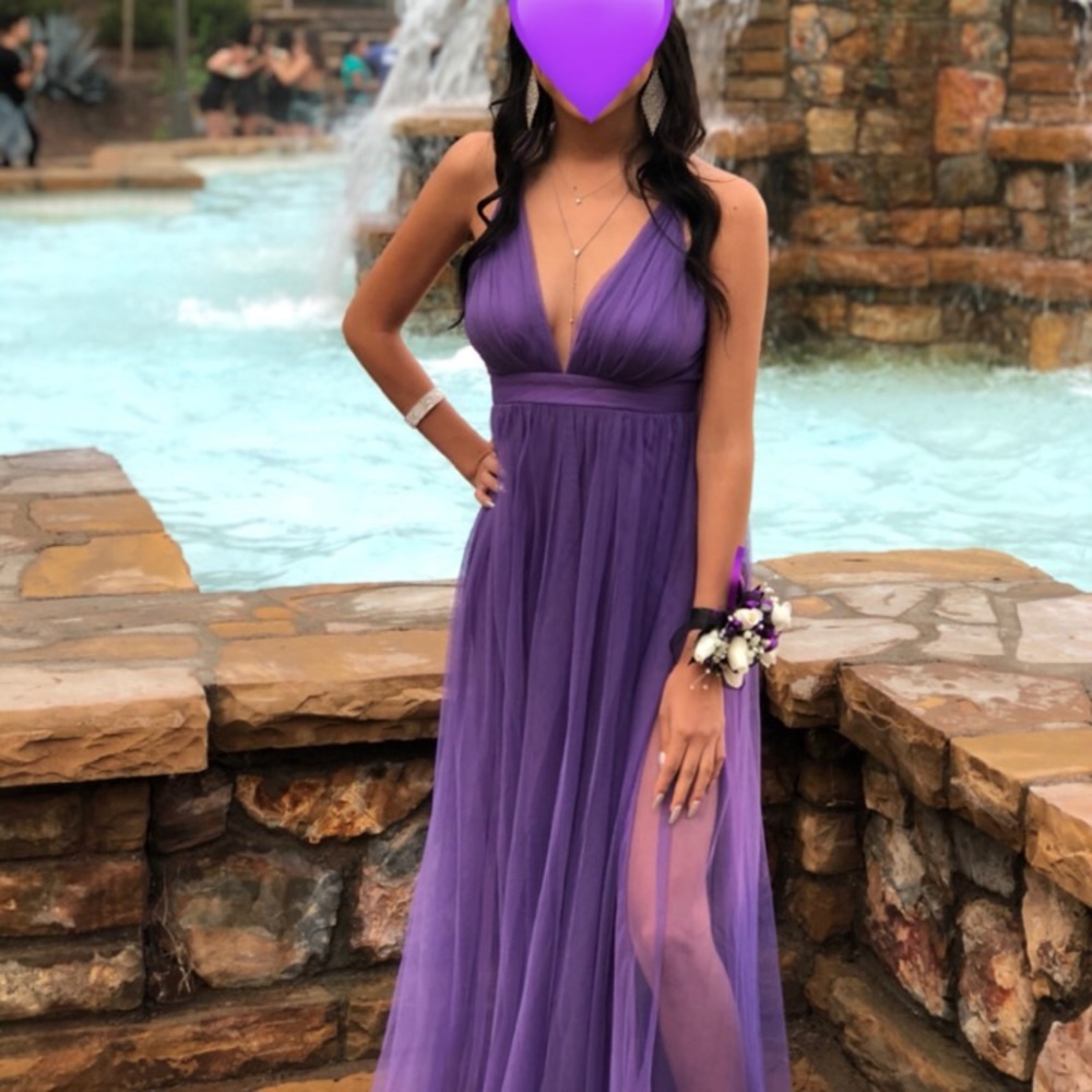 Fashion Nova Purple Formal Dress